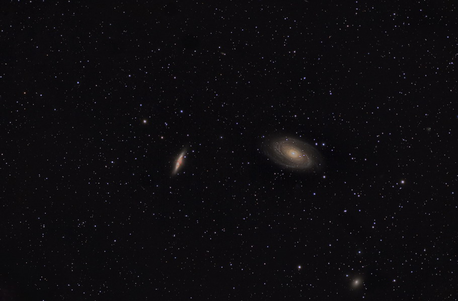 Bode's Galaxy and Cigar Galaxy (M81, M82)