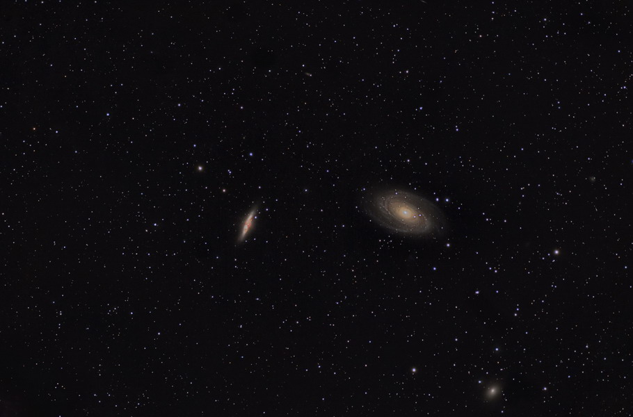 Bode's Galaxy and Cigar Galaxy (M81, M82)