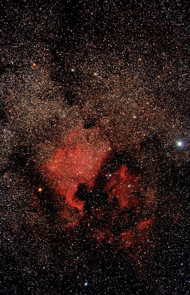 Nebulose Nord America e Pellicano (NGC7000, IC5067)